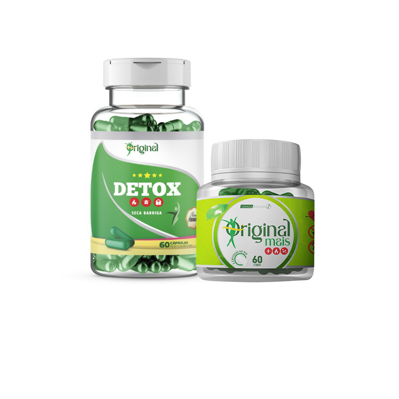 Kit Original Mais 60 Caps e Detox